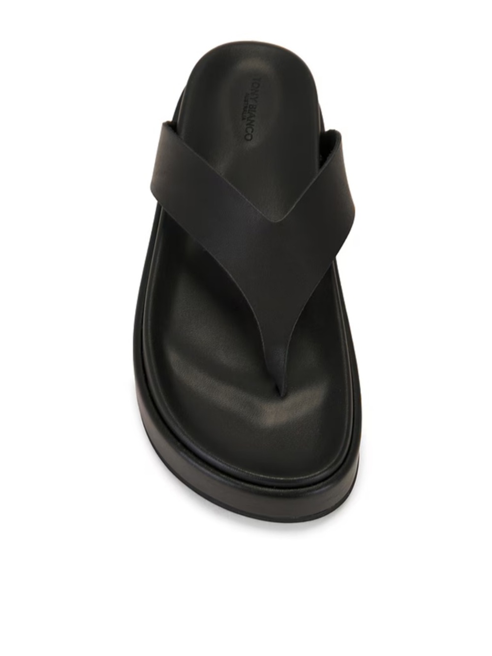Revolve Tony Bianco Jetta Flatform Sandal in Black Tuscon - Picture 3 of 10